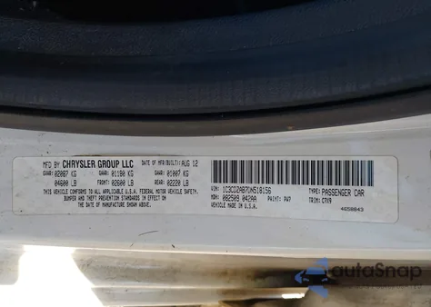 2013 Dodge Avenger Se z USA, uszkodzony, nr VIN 1C3CDZAB7DN518156